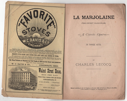 La Marjolaine 1878